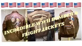 WWII AWESOME BOMBER JACKETS many like nose art on planes of the 🇺🇸 AIR FORCE