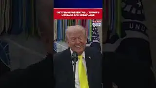 Послание Дональда Трампа назначенному послу США в Индии Серхио Гору #Shorts