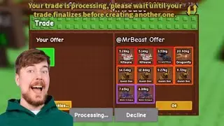 MrBeast Gave Me Free Pets in Grow a Garden&hellip;