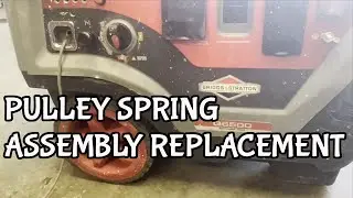 Briggs & Stratton Q6500 Pulley Spring Assembly Replacement