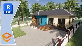 Part (26) One Storey House - Step By Step Complete Project - Revit - Enscape