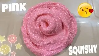 HOW TO MAKE CRUNCHY SLIME |Pink, crackling and clicky slime