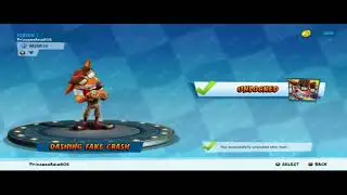 Unlocking Dashing Fake Crash in pit shop CTR Nitro-Fueled