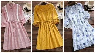 Summer comfortable tunic top shirts designes for girls
