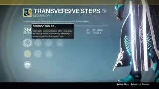 Destiny- Transversive Steps