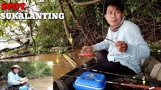 Mancing Udang Galah/Sungai Kapuas/Sukalanting/Prawn Fishing Indonesia