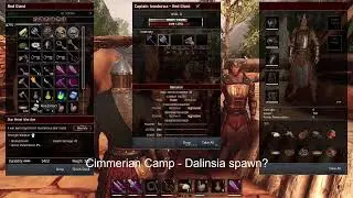 Conan Exiles - Savage Wilds Map - Cimmerian Camp - Dalinsia spawn?