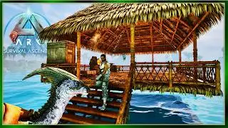 Searching for the Best Base Location in Genesis Ocean Biome - Soloing the Ark S3E24
