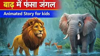 Sher Aur Haathi Ki Dosti 🦁🐘 | Kids Moral Story | Animal Kingdom #sher  #haathi  #kidsmoralstory