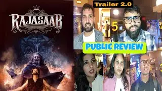 The RajaSaab Trailer 2.0 Public Review | Prabhas | Thaman #rajasaab #prabhas #nidhi #prabhasfans