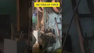160-Ton Mechanical Press | Soviet Industrial Power ⚙️