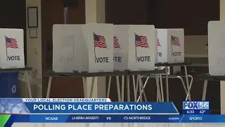Officials prepare polling places for Kentucky's Election Day