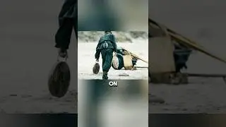 Prisoners of war were forced to clear mines along the coast.