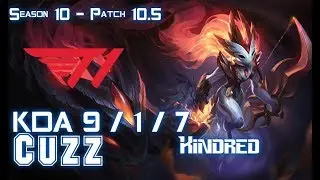 T1 Cuzz KINDRED vs SYLAS Jungle - Patch 10.5 KR Ranked