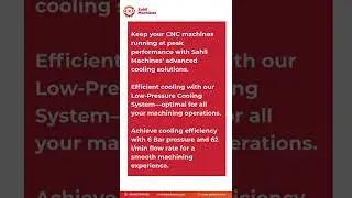 Advanced CNC Machine Cooling System by Sahil Machines | Thermal Stability & Tool Life Enhancement