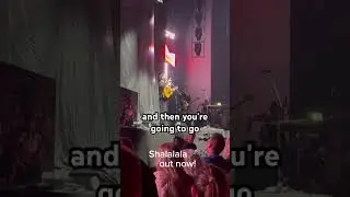 Cian gets us to sing Shalalala #shalalala #cianducrot #shortsfeed #live #music #denmark