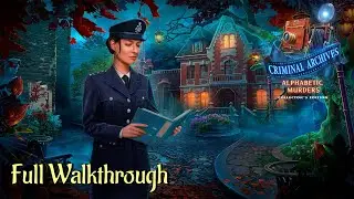 Let's Play - Criminal Archives 2 - Alphabetic Murders - Full Walkthrough