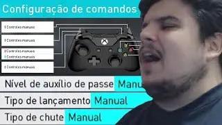 O PES 2018 COM CONTROLES MANUAIS!