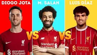 Who is the best Salah vs Jota vs Díaz 2025 Stats Net Worth & who has the best year so far