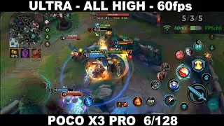 League Of Legends Wild Rift High Ultra Settings 60fps on POCO X3 PRO  6/128 #1
