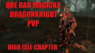 Eso One Bar Magicka Dragonknight PvP Build - Baki's Wrath - High Isle Chapter