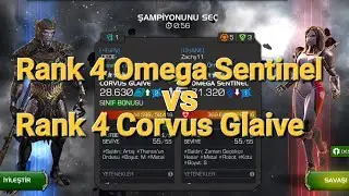 Aw:Boss Rank 4 Omega Sentinel vs Rank 4 Corvus Glaive