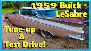 Nailhead Buick Tune-up Time! Carb Job and a Drive Around the Yard!