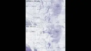 MetNet-3 Wind Speed Forecast and ENS Baseline: Sample 3