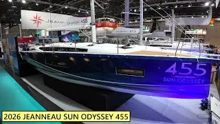 Потрясающая парусная яхта Jeanneau Sun Odyssey 455 2026 года выпуска.