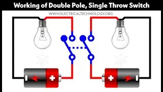 Working of DPST - Double Pole, Single Throw Switch