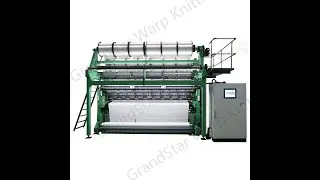 Curtain RJPC Jacquard Raschel Fallplate Warp Knitting Machine