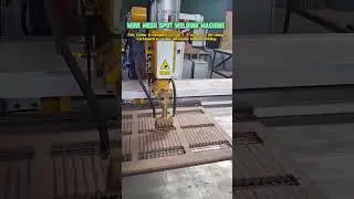 XY Axis Wire Mesh Spot Welder.  #resistanceweldingmachine