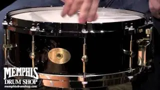 Noble & Cooley 14 x 5 SS Classic Maple Snare Drum - Black Gloss (FGB145B-144960)