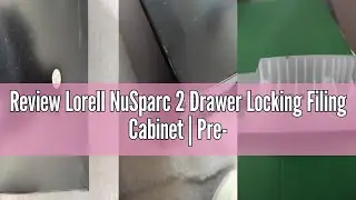 Review Lorell NuSparc 2 Drawer Locking Filing Cabinet | Pre-Assembled Steel Construction | Space-Sav