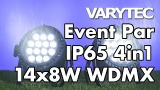 Varytec Event Par IP65 4in1 14x8W WDMX - astonishing not deafening