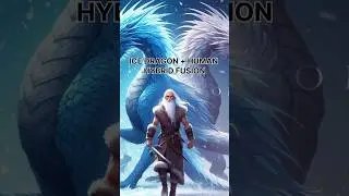 Incredible animal fusion/Ice dragon and human hybrid fusion looks like?