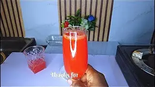 How to make tropical fruit drink | Mocktail drink | Vlogmas Day 6