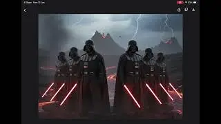 This is what it looked like if there was more Darth Vaders in Star Wars 