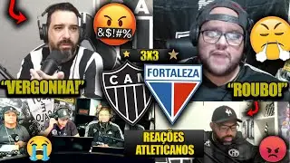 REAÇÕES dos ATLETICANOS - ATLÉTICO-MG 3X3 FORTALEZA - BRASILEIRÃO 2025 - VAMOS RIR DO GALO!