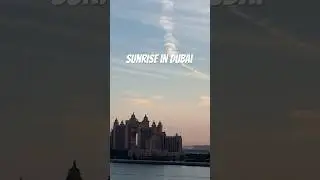 Sunrise in Dubai