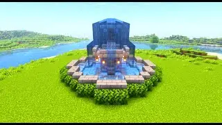 Minecraft: Water Fountain | Tutorial