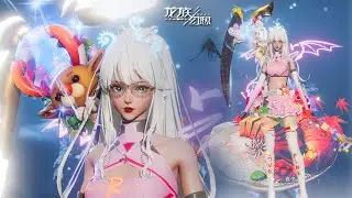 Dragon Raja 龙族幻想 - Rising Star New Fashion Dance Emotes vs Flying Mounts ShowCase