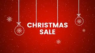Free Fun Red Christmas Sale Video Template (Customizable) - FlexClip