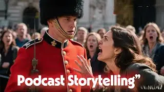 Royal Guard Is Struck by an Angry Karen in a Shocking Showdown! | Podcast Storytelling&rdquo;