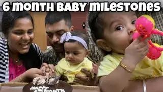 @Priyastoriess 6th month Birthday Celebration | 6 Months Baby Milestones | Allu Loves Priya