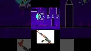 Geometry Dash clicks be like: #geometrydash #shorts #skibiditoilet