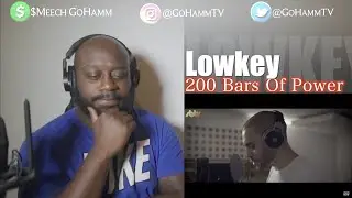 American Reacts | LOWKEY - 200 Bars Of Power [GoHammTV]