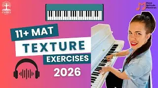 11+ Music Aptitude Test 2026: TEXTURE (HARMONY) | 20 Essential Texture Exercises 🎵