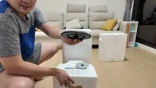 開箱小米掃拖機器人5 - 我們取名為 