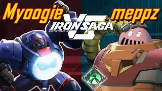 Iron Saga VS ▰ Myoogie (Leiter A1/A2) vs meppz (Boss Borot A1) ▰ 3/1/2026 #mecha #vtuber #espa&ntilde;ol
